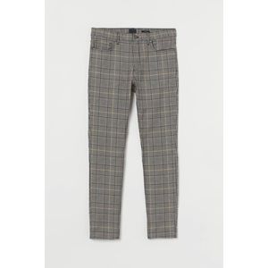 Skinny fit twill pants